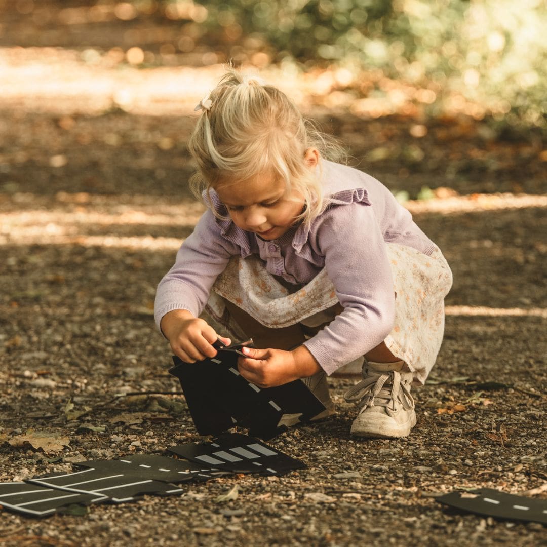 Waytoplay Toys Highway autobaan set met 24 wegdelen