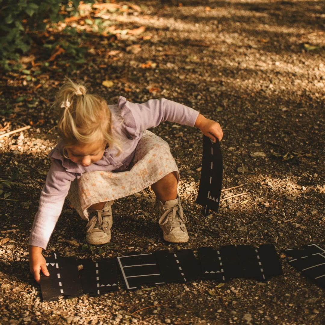 Waytoplay Toys Ringroad set met 12 wegdelen