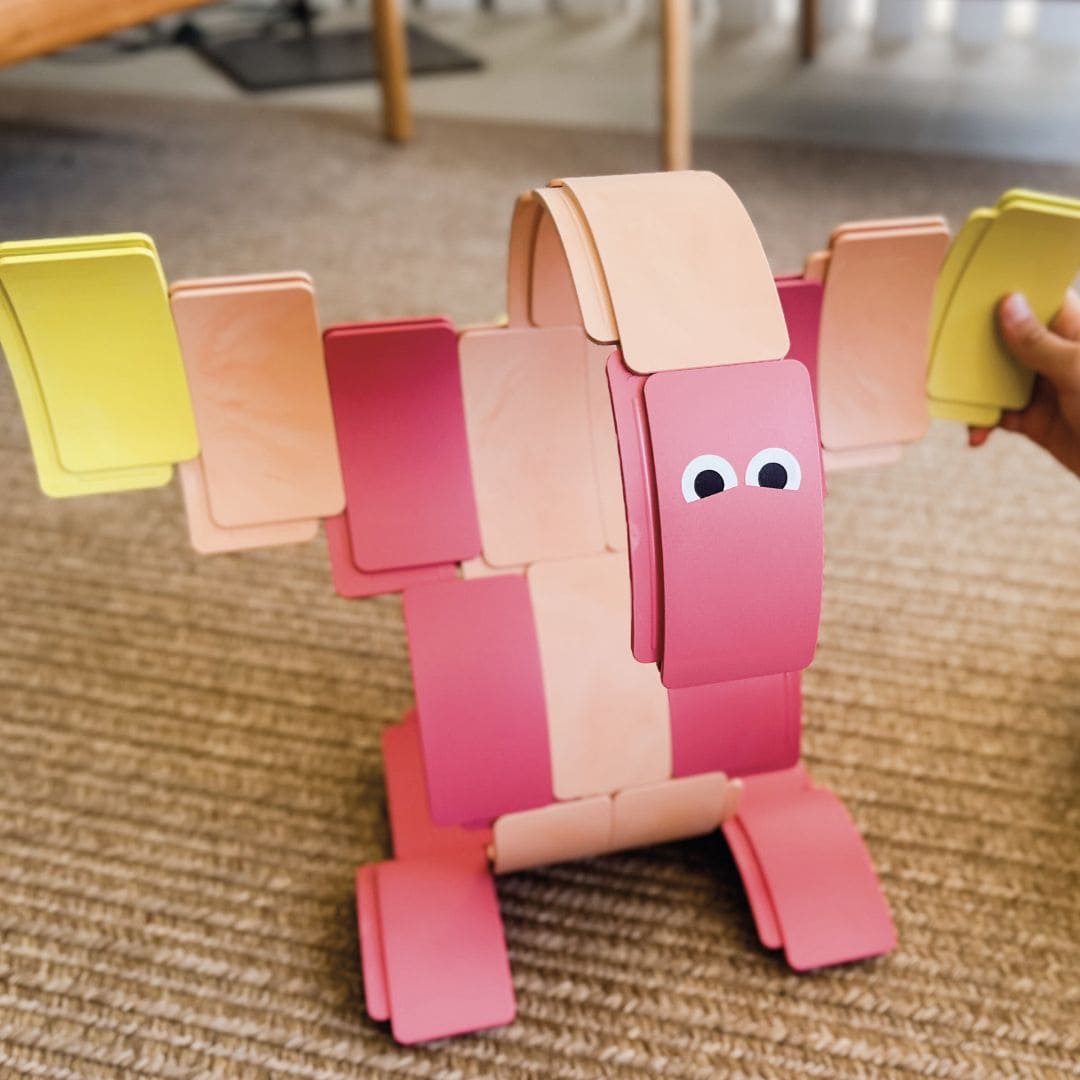 Waytoplay open einde speelgoed set arches in het thema reptielen