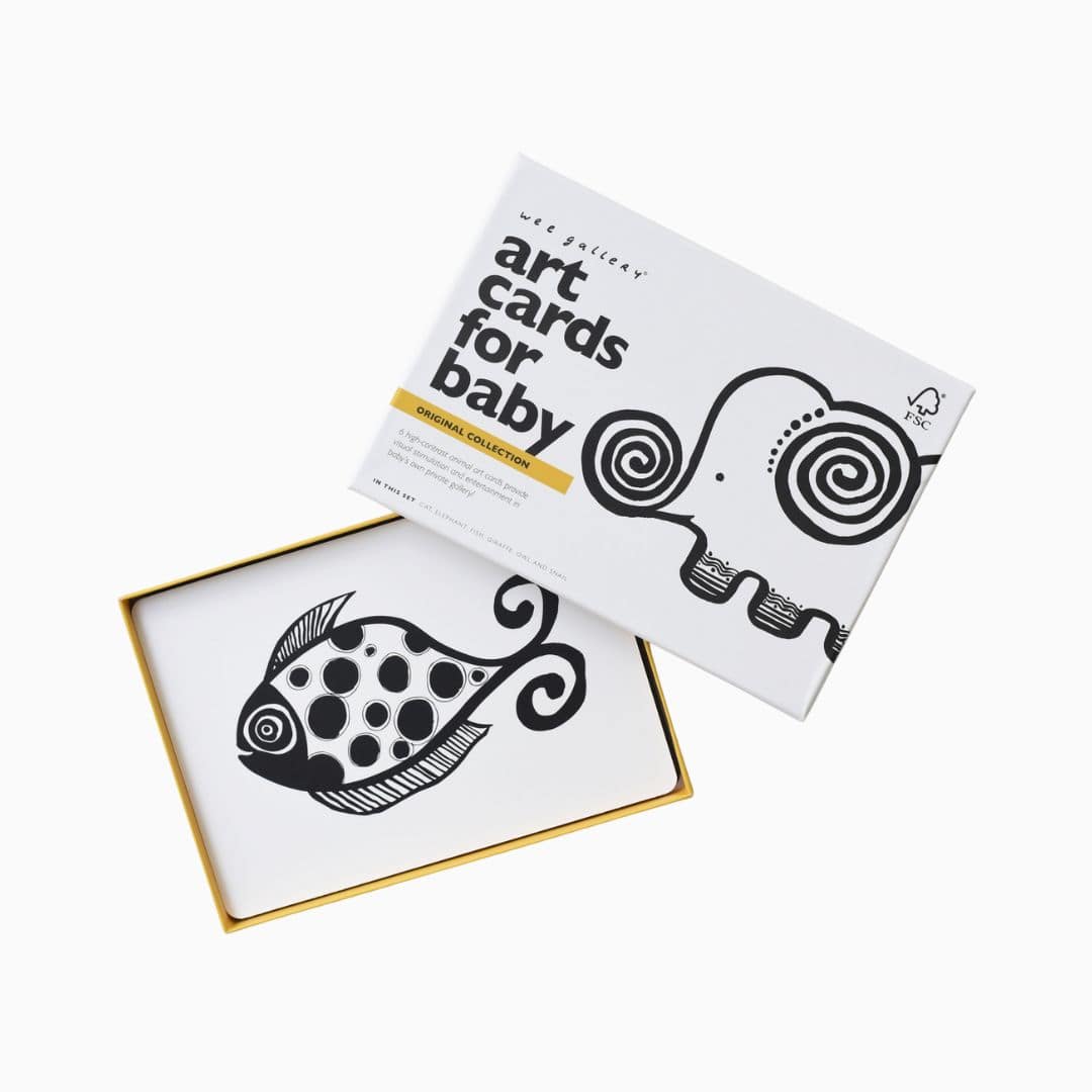 Wee Gallery contrastkaarten zwart wit