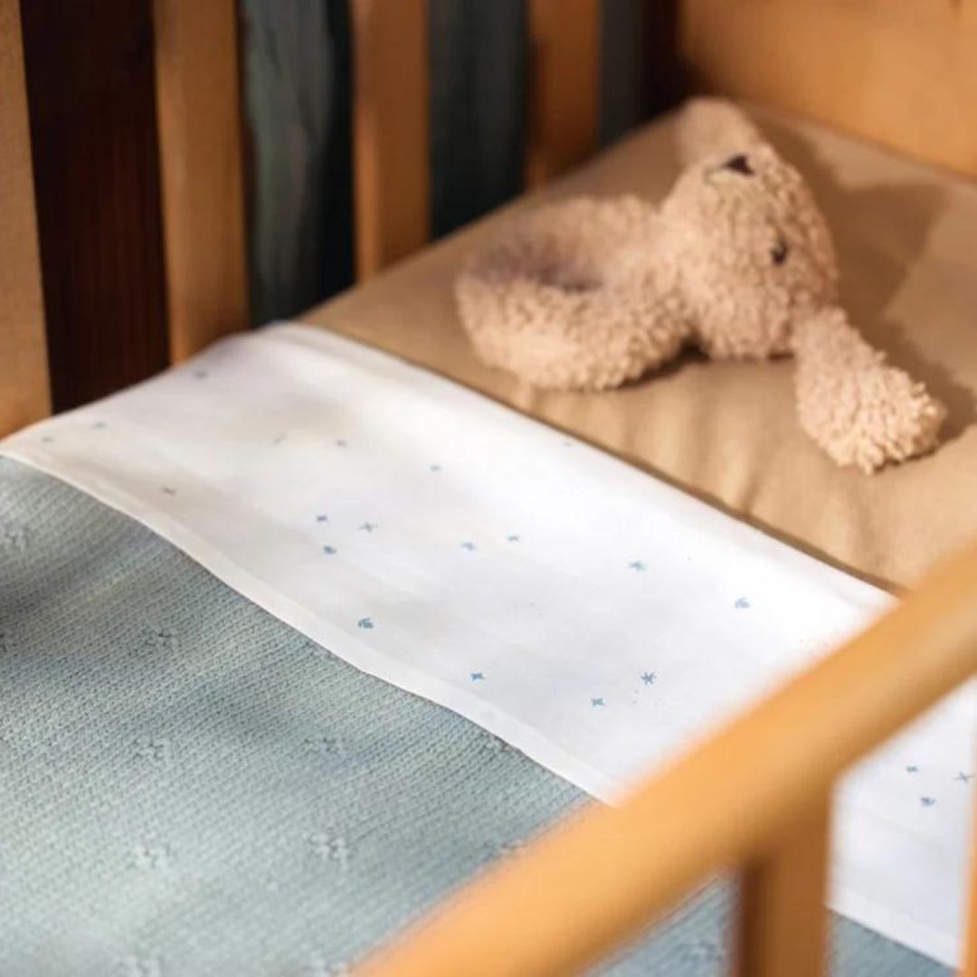 Jollein wiegdeken cosy knit - sea green