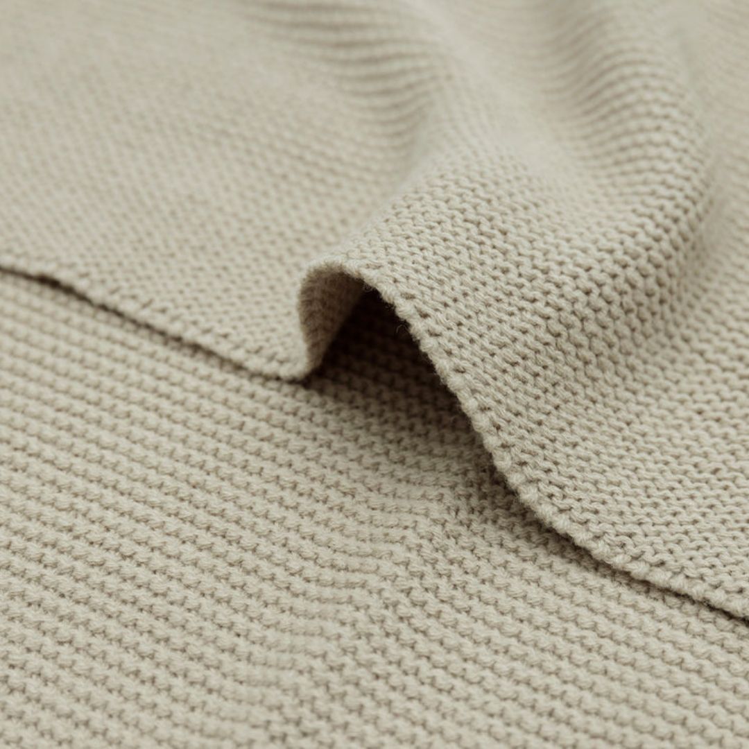 Jollein gebreide wiegdeken van katoen van 75 x 100 cm in de kleur