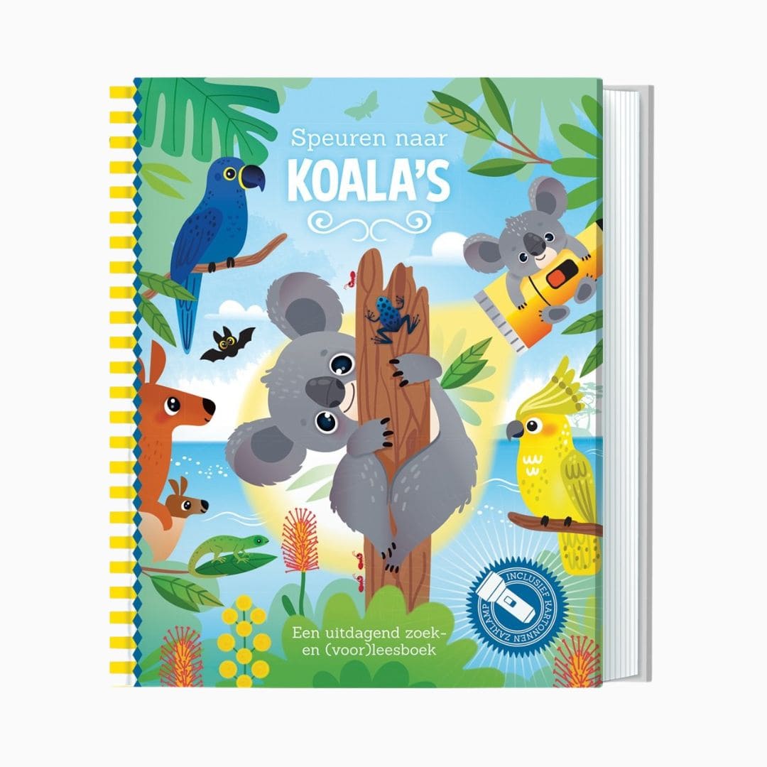 Lantaarn Publishers zaklampboek speuren naar Koala's