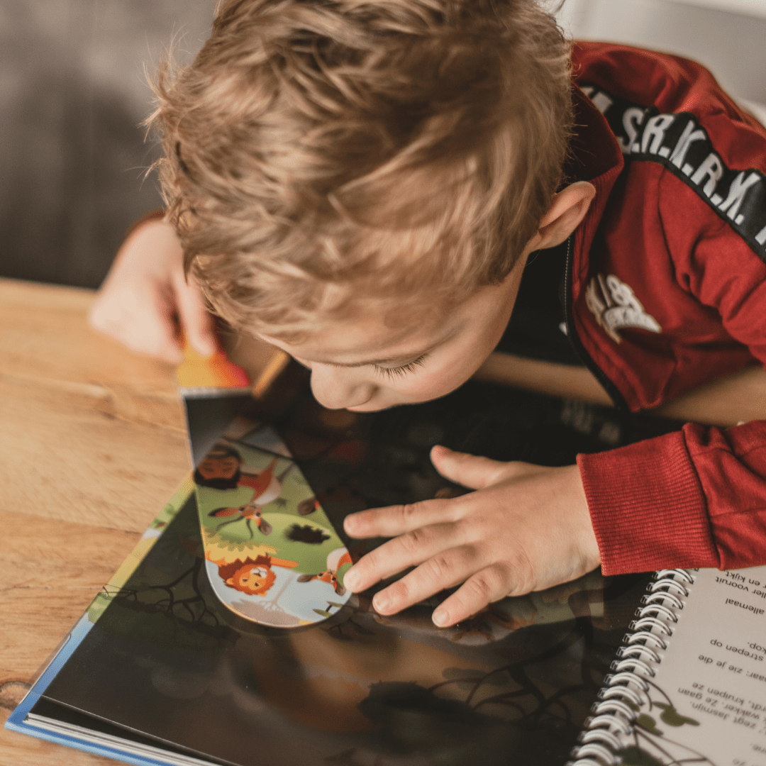 Zaklampboek speuren naar wilde dieren van uitgeverij lantaarn publishers