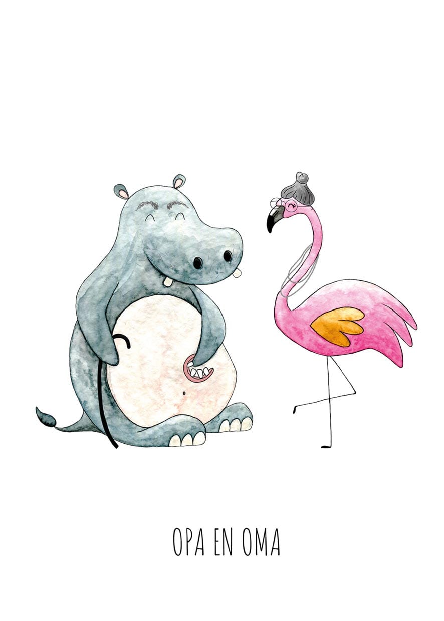 Kaart opa en oma