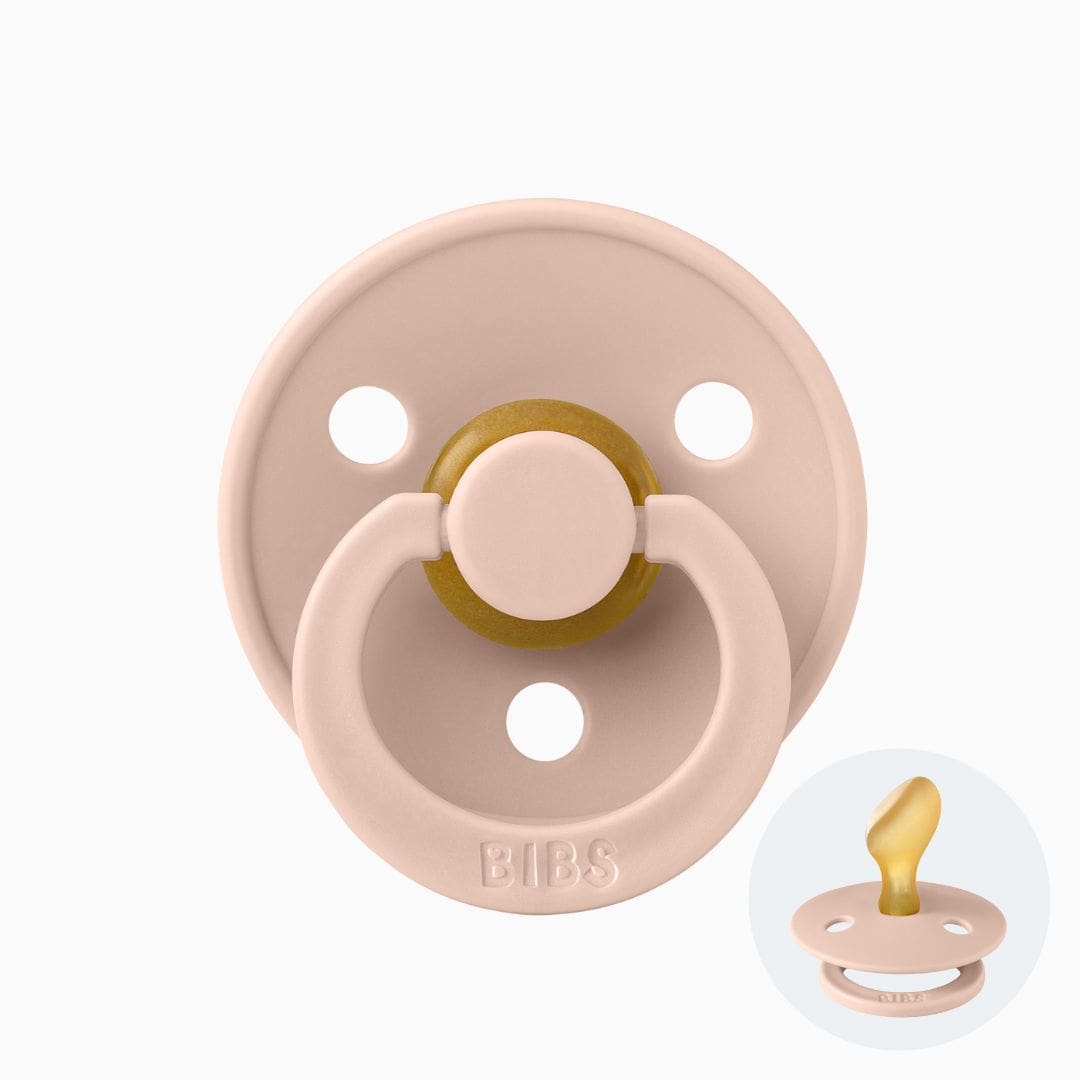 BIBS anatomische speen blush oudroze maat 1 en 2