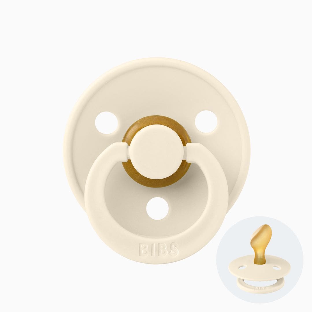 BIBS speen anatomisch ivory offwhite maat 1 en 2