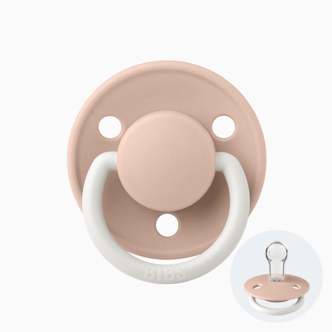 BIBS de lux silicone speen in de kleur blush night