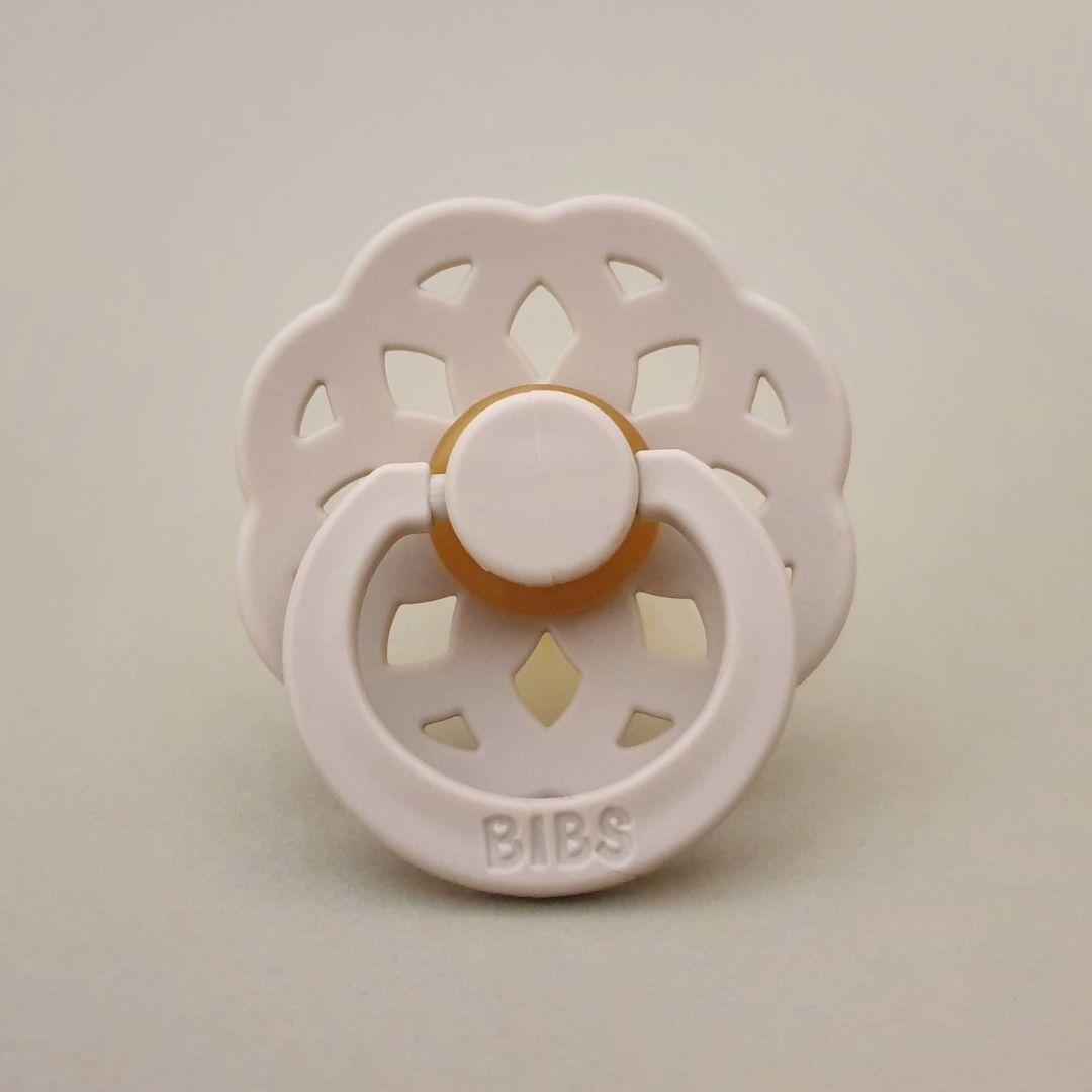 BIBS boheme fopspeen in met natuurrubber speen in de kleur vanilla beige