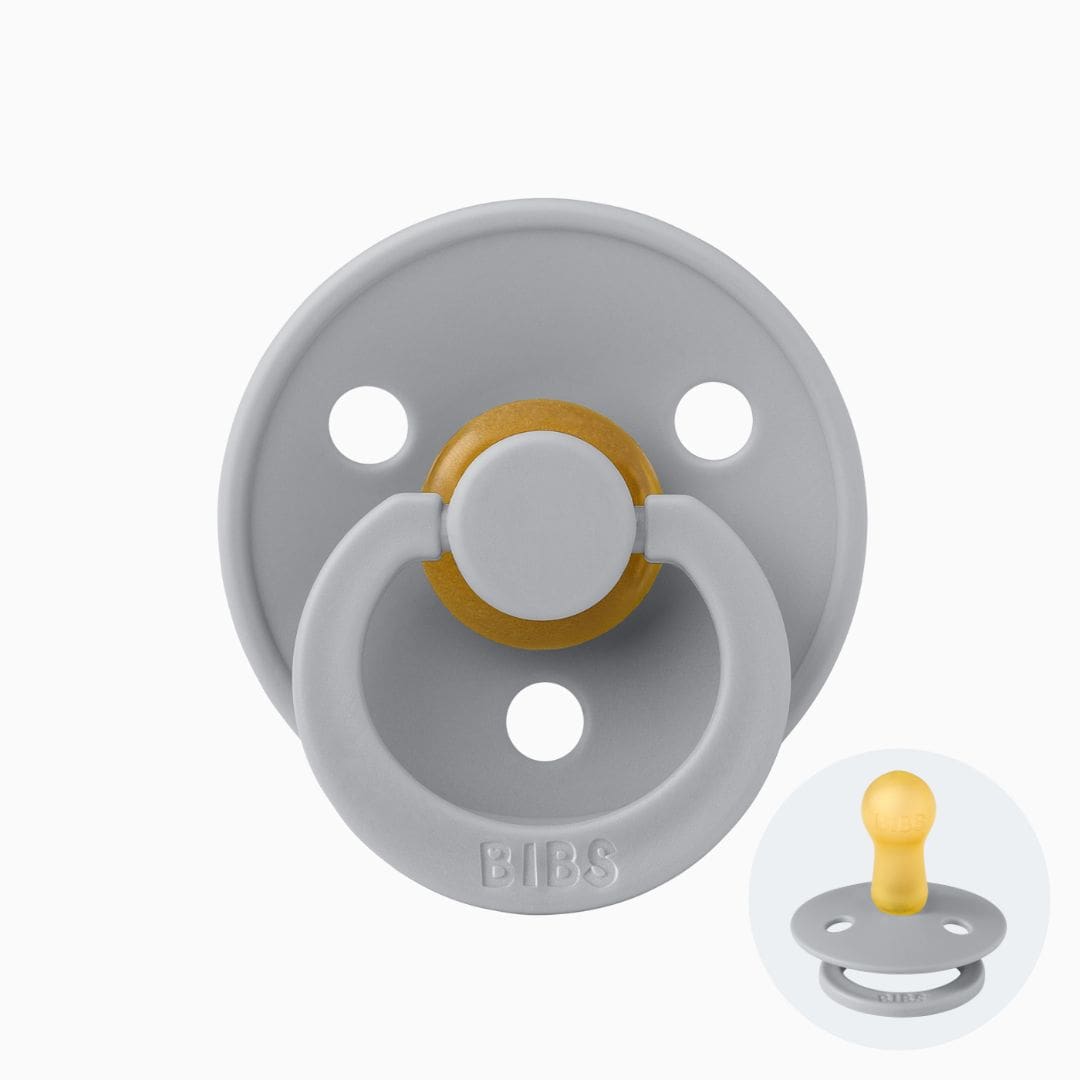 BIBS colour fopspeen met natuurrubber speen in de kleur cloud