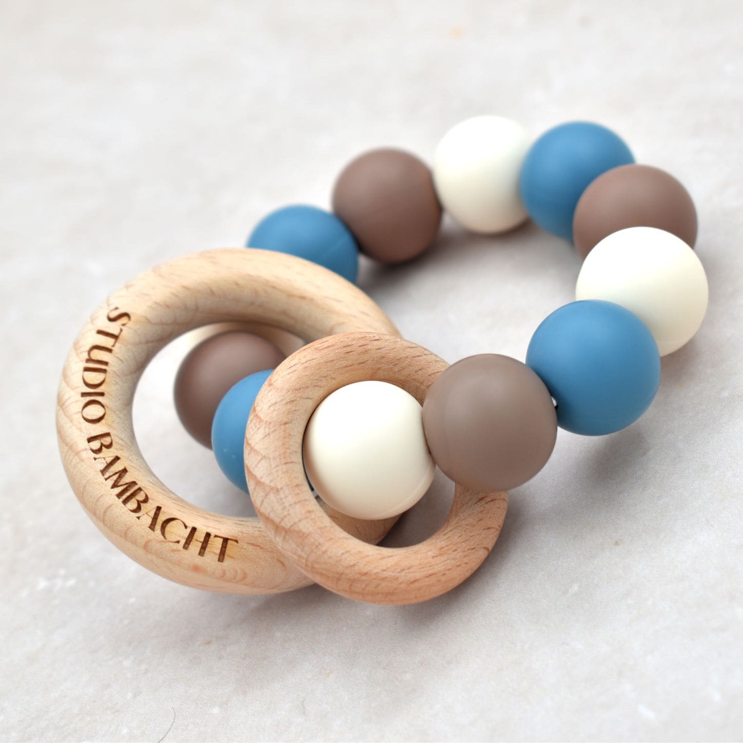 Handgemaakte bijtring Blue Haveli Studio Bambacht