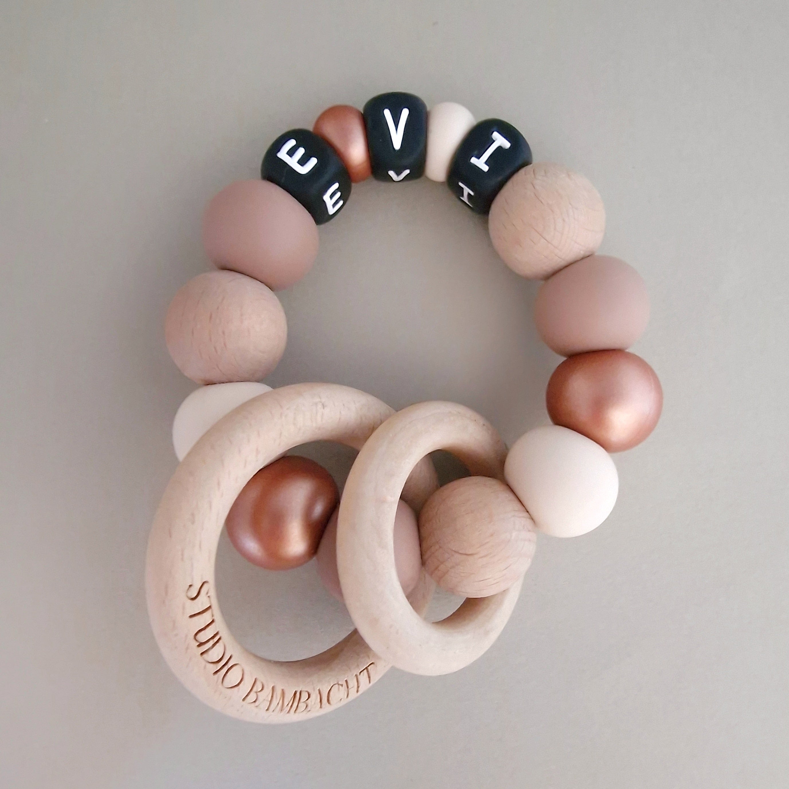 Bijtring Bronze | Met naam