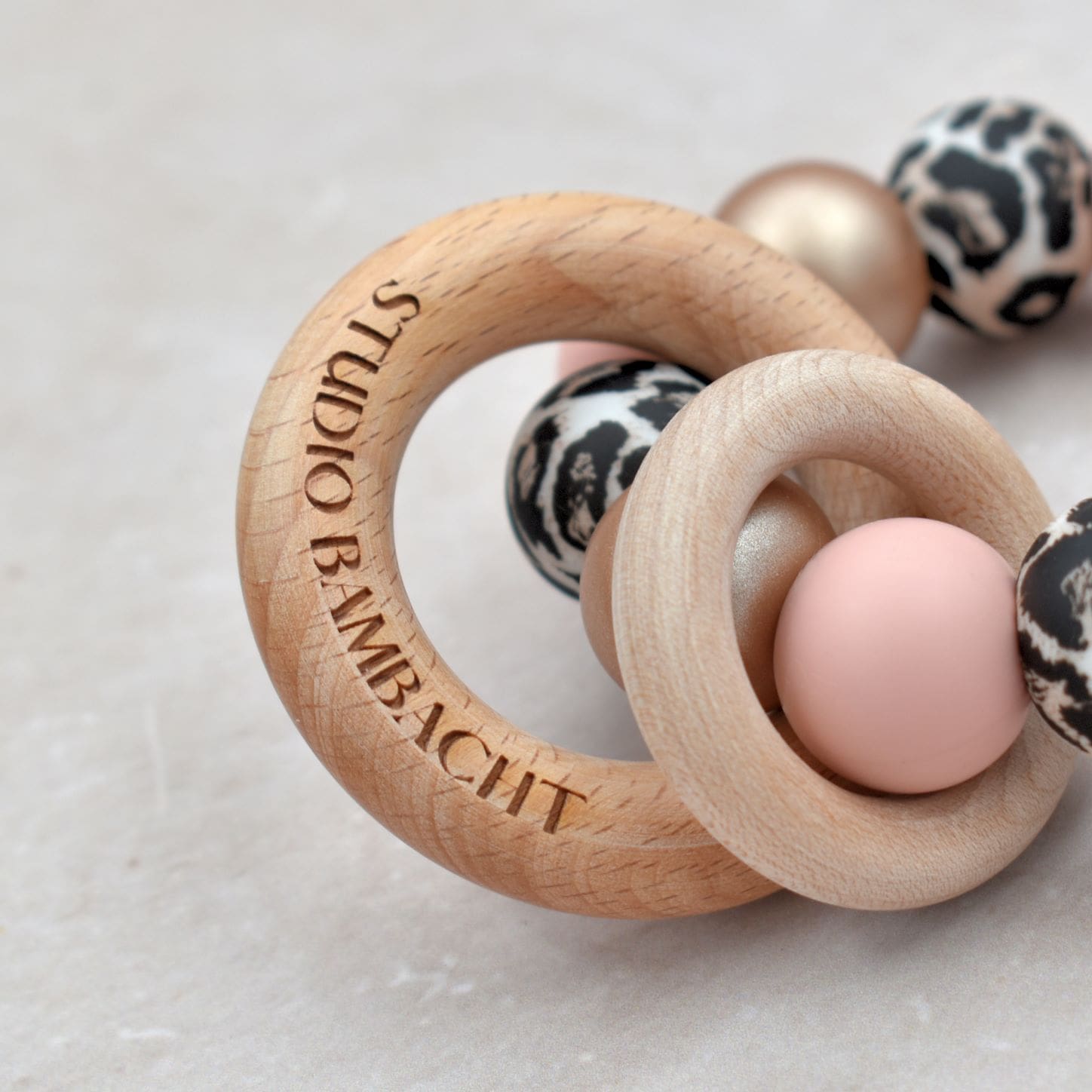 Bijtring Pink panther