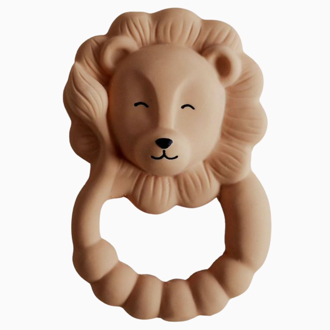 Natruba bijtring leeuw van 100% natuurlijk rubber