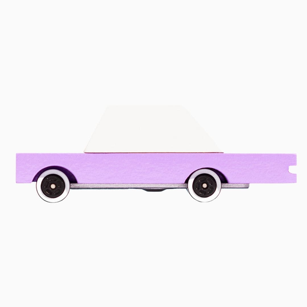 Candylab Candycar houten speelgoedauto lila b.berry