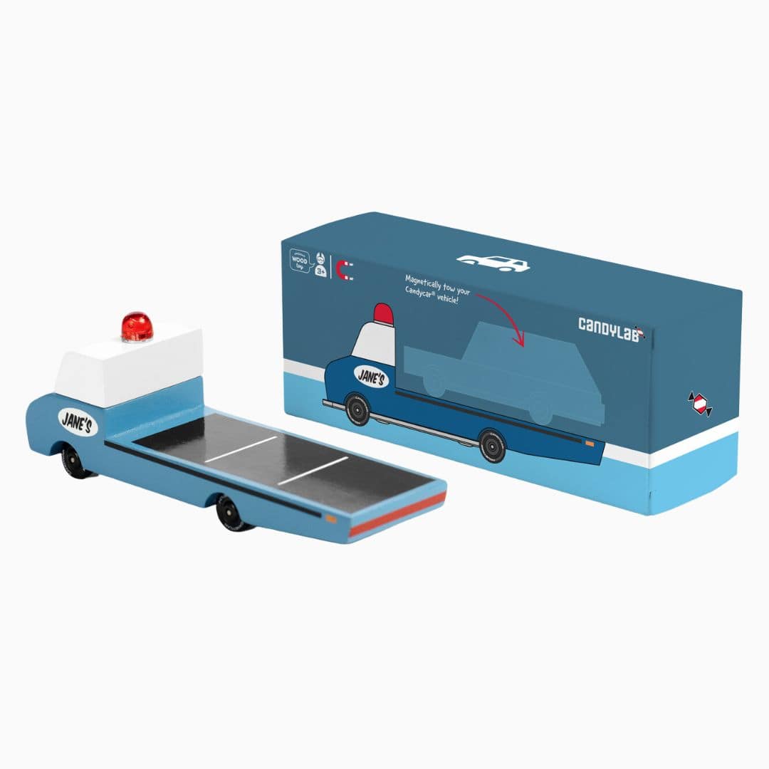 Candylab Toys Candycar Jane's oprijwagen met zwaailicht