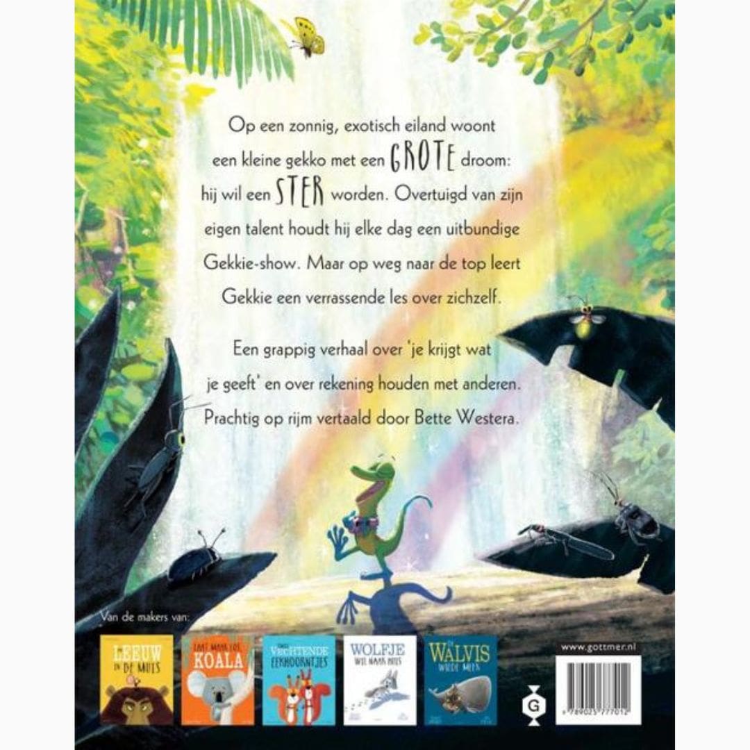 Gekkie de Gekko Rachel Bright en Jim Field Gottmer prentenboeken