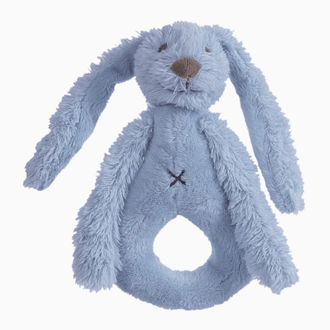 Happy Horse rammelaar rabbit richie blauw met naam