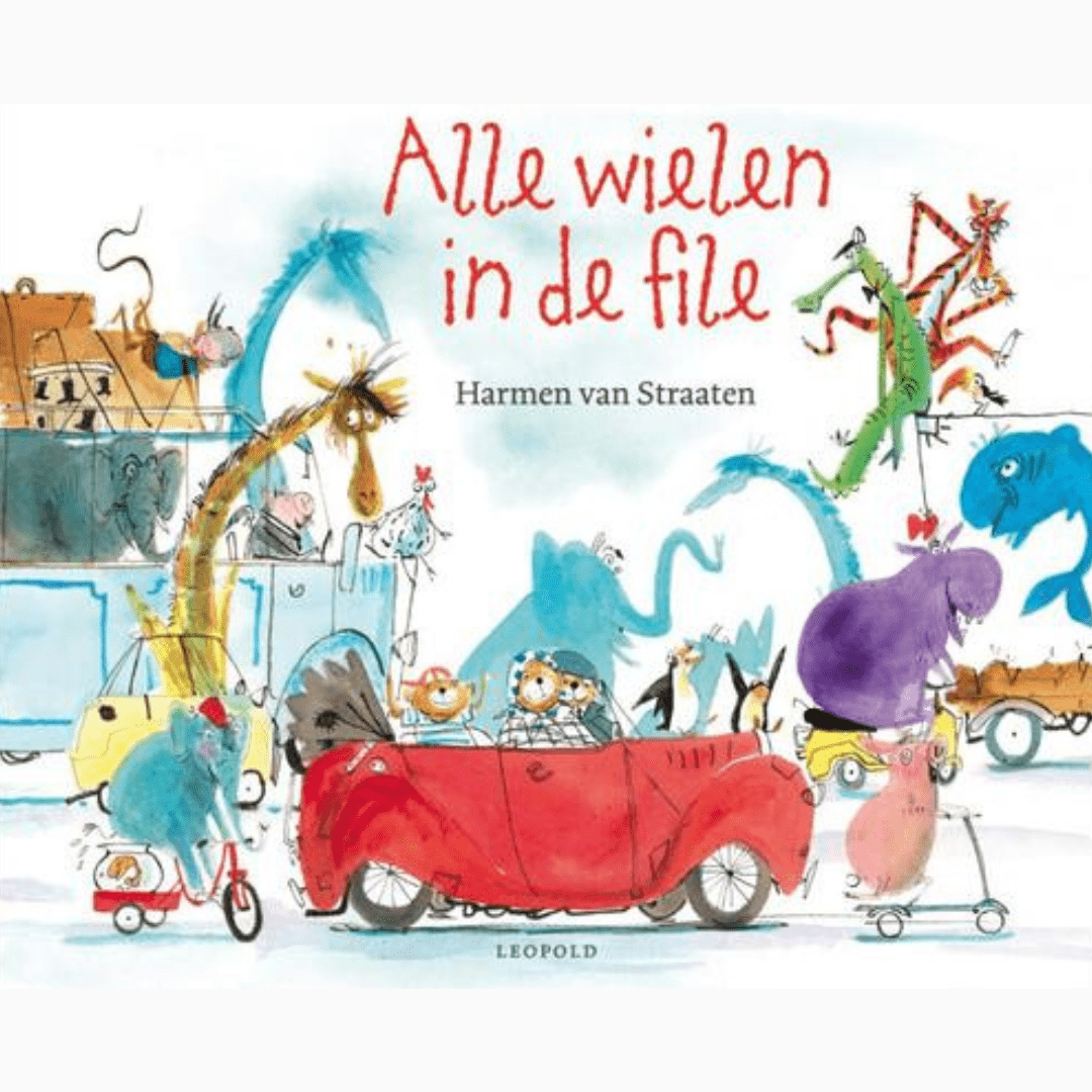 Alle wielen in de file van Harmen van Straaten