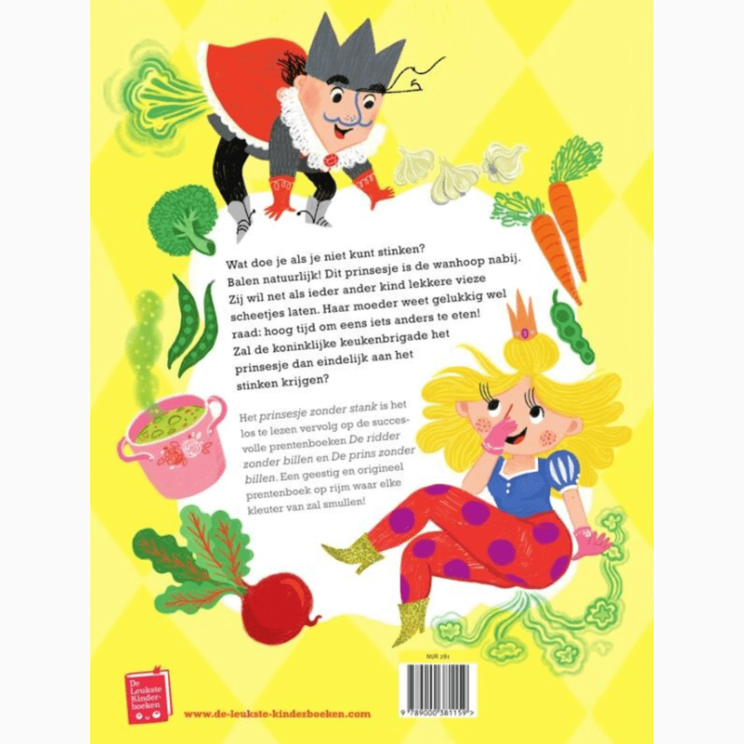 prentenboek het prinsesje zonder stank van levina van teunenbroek