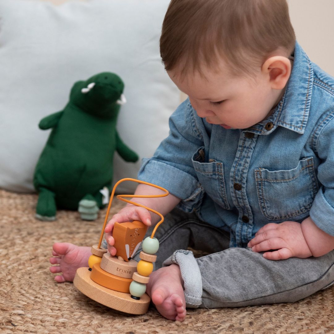 Trixie houten speelgoed kralenframe vos Mr. Fox