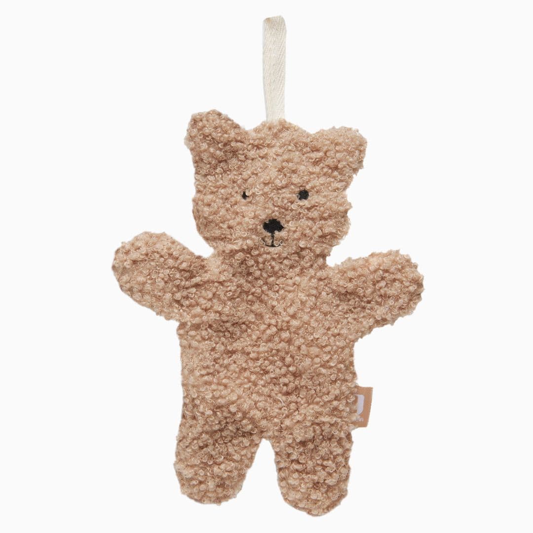 Jollein speendoekje teddy beer biscuit bruin