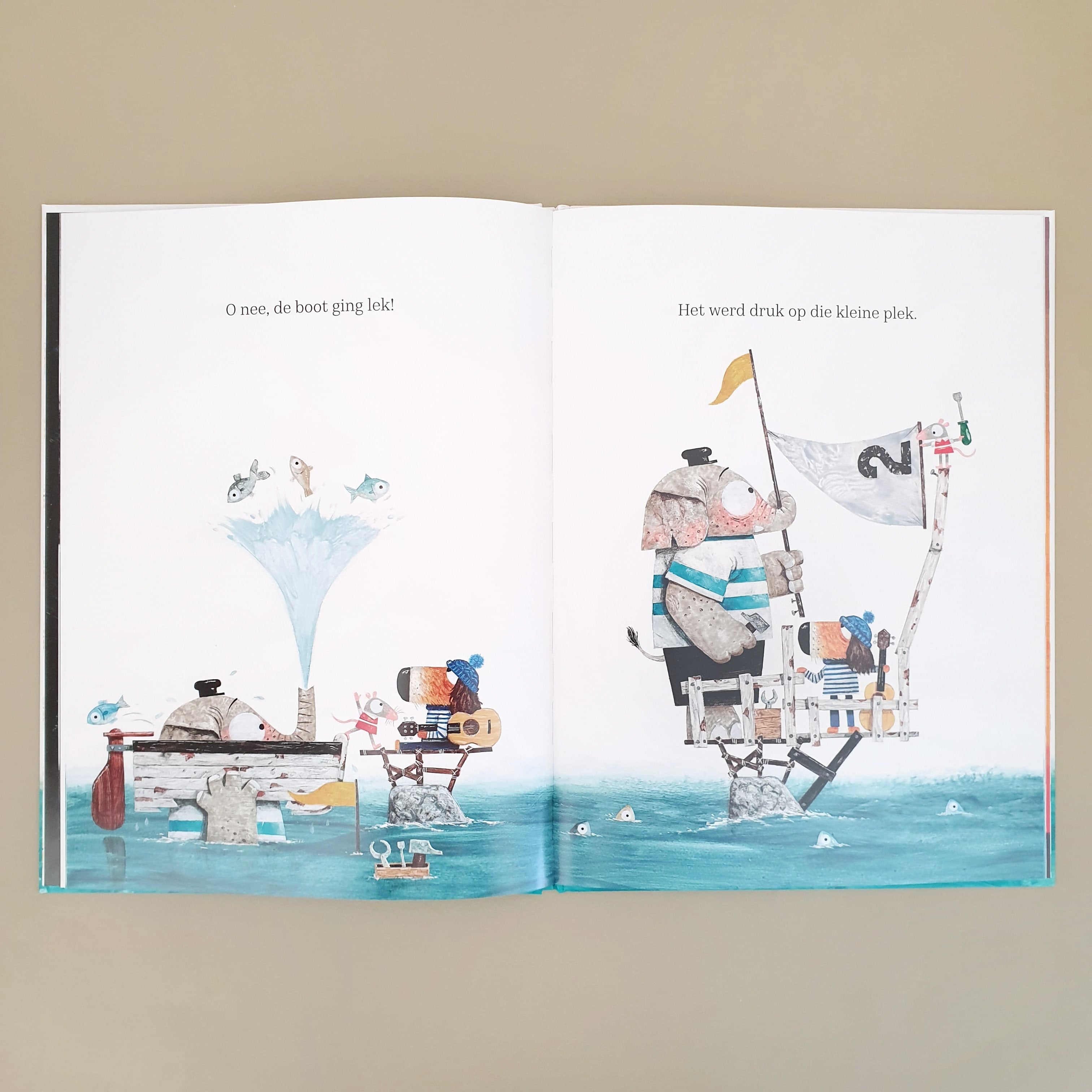 Kinderboek Het eiland van olifant van Leo Timmers