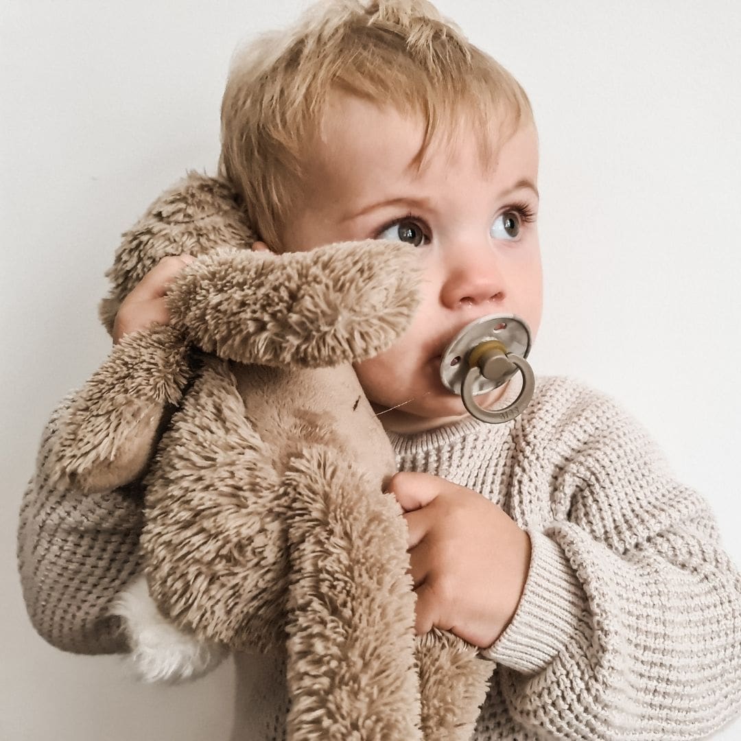 Happy Horse knuffel rabbit richie 38cm clay bruin met naam