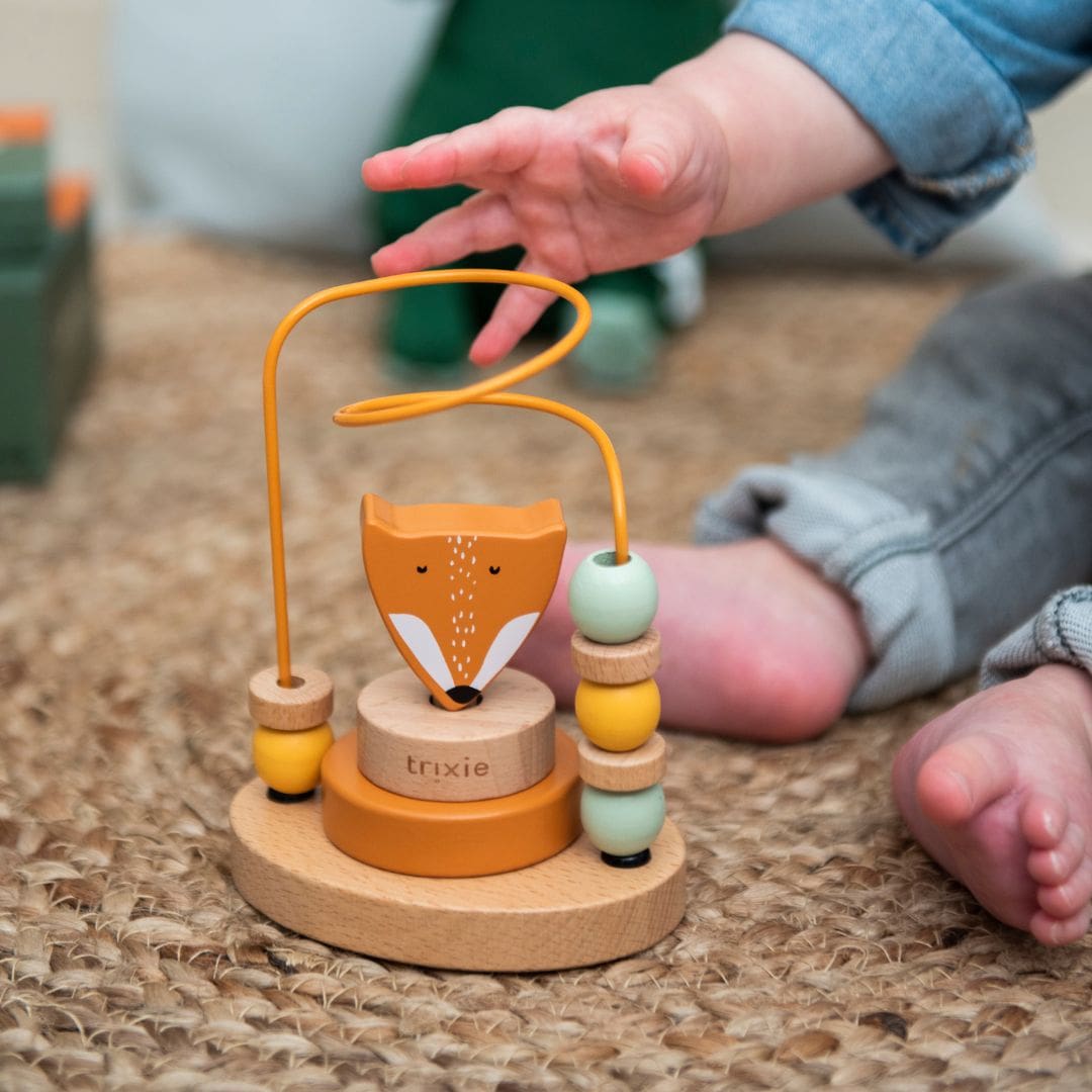 Trixie houten speelgoed kralenframe vos Mr. Fox