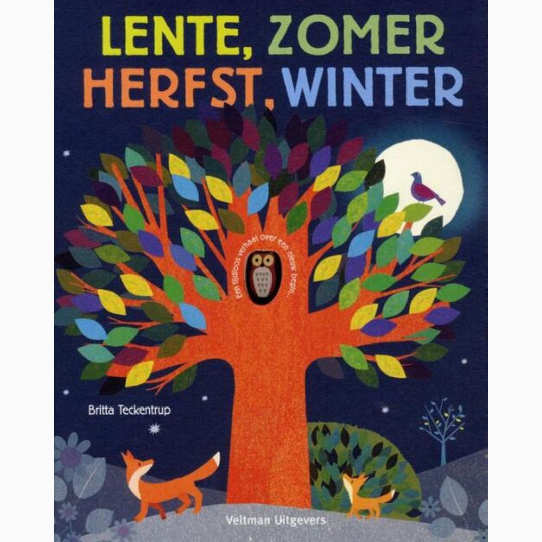 Veltman uitgevers prentenboek lente, zomer, herfst, winter van Britta Teckentrup
