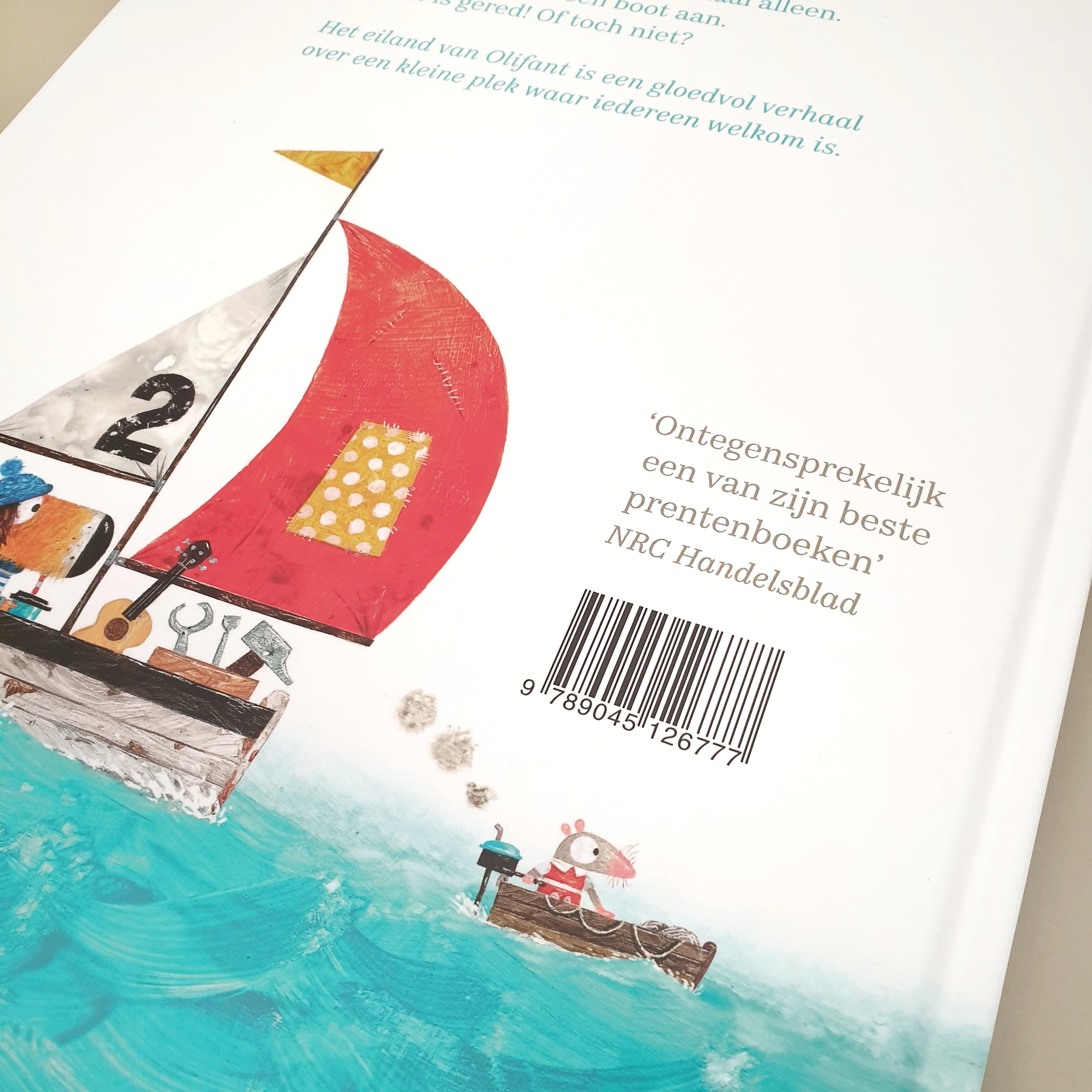 Prentenboek Het eiland van olifant van Leo Timmers