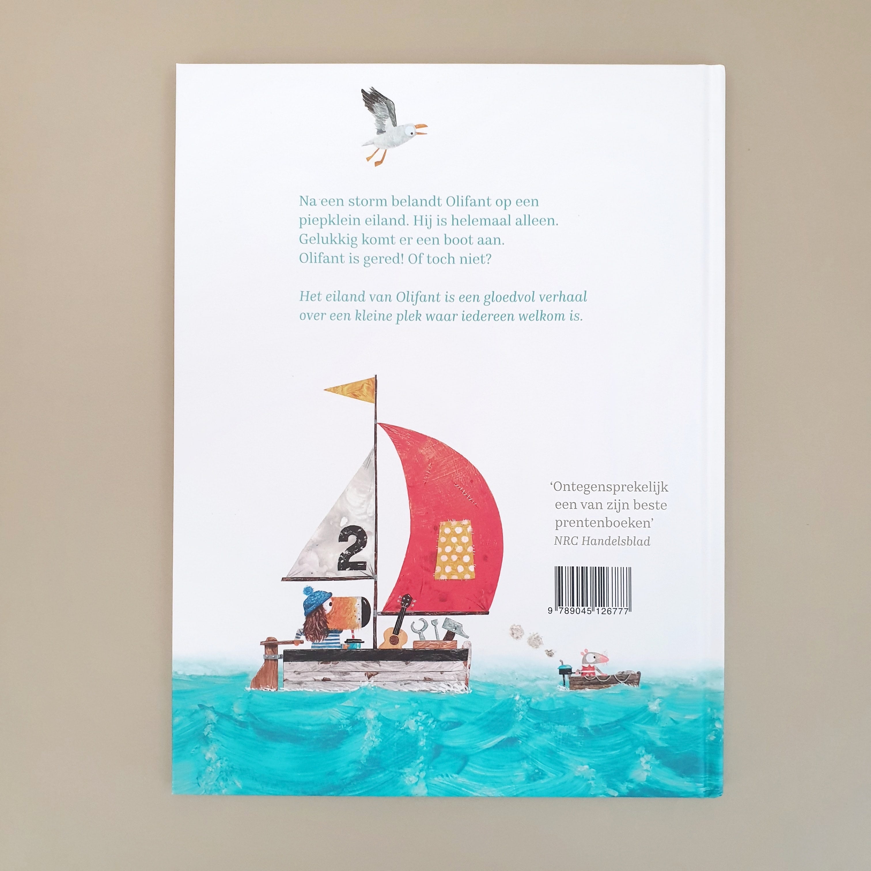 Kinderboek Het eiland van Olifant van Leo Timmers