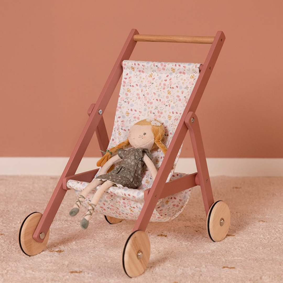 Little Dutch poppenbuggy uit de collectie Flowers & Butterflies
