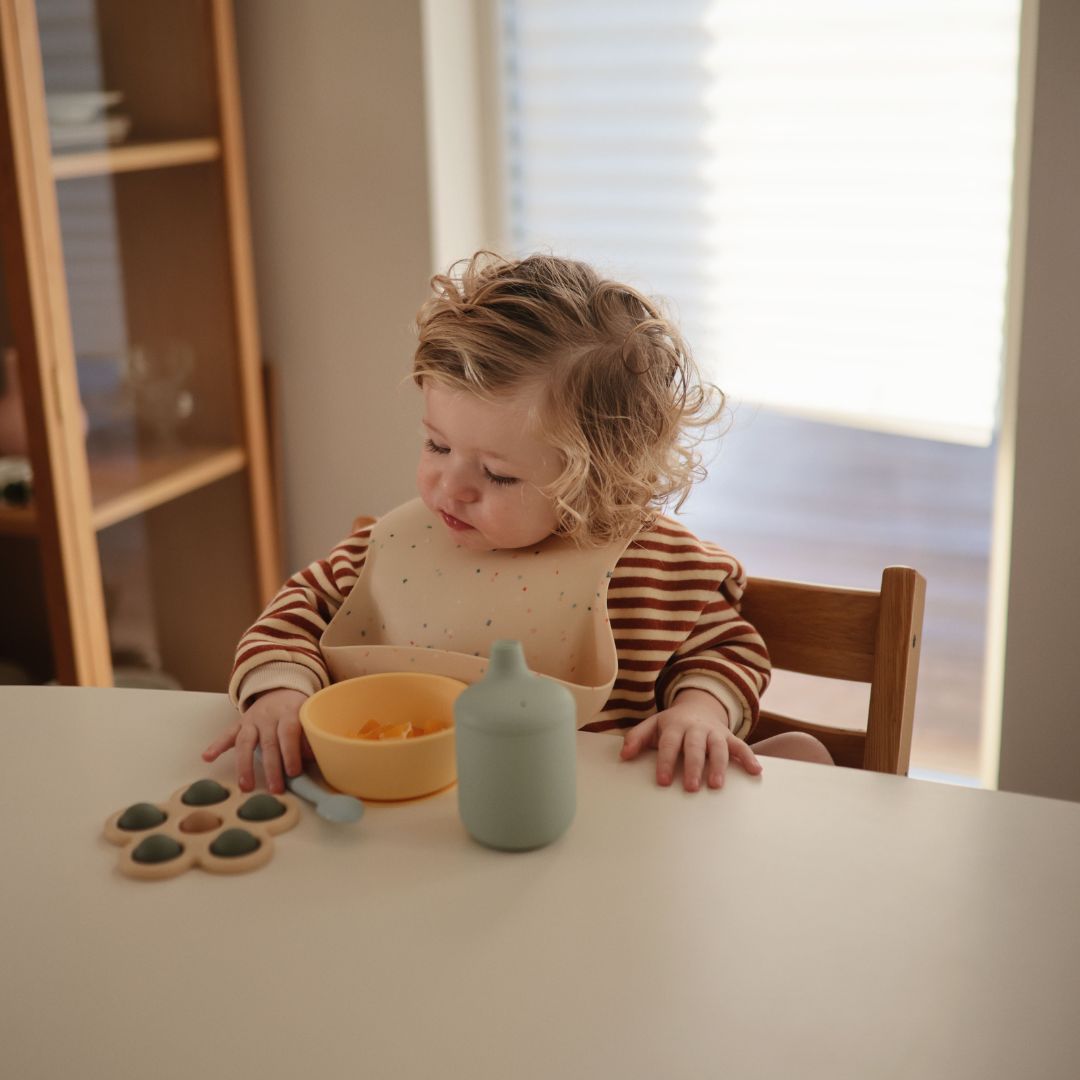 Press tot bloem van mushie in de kleur dried thyme
