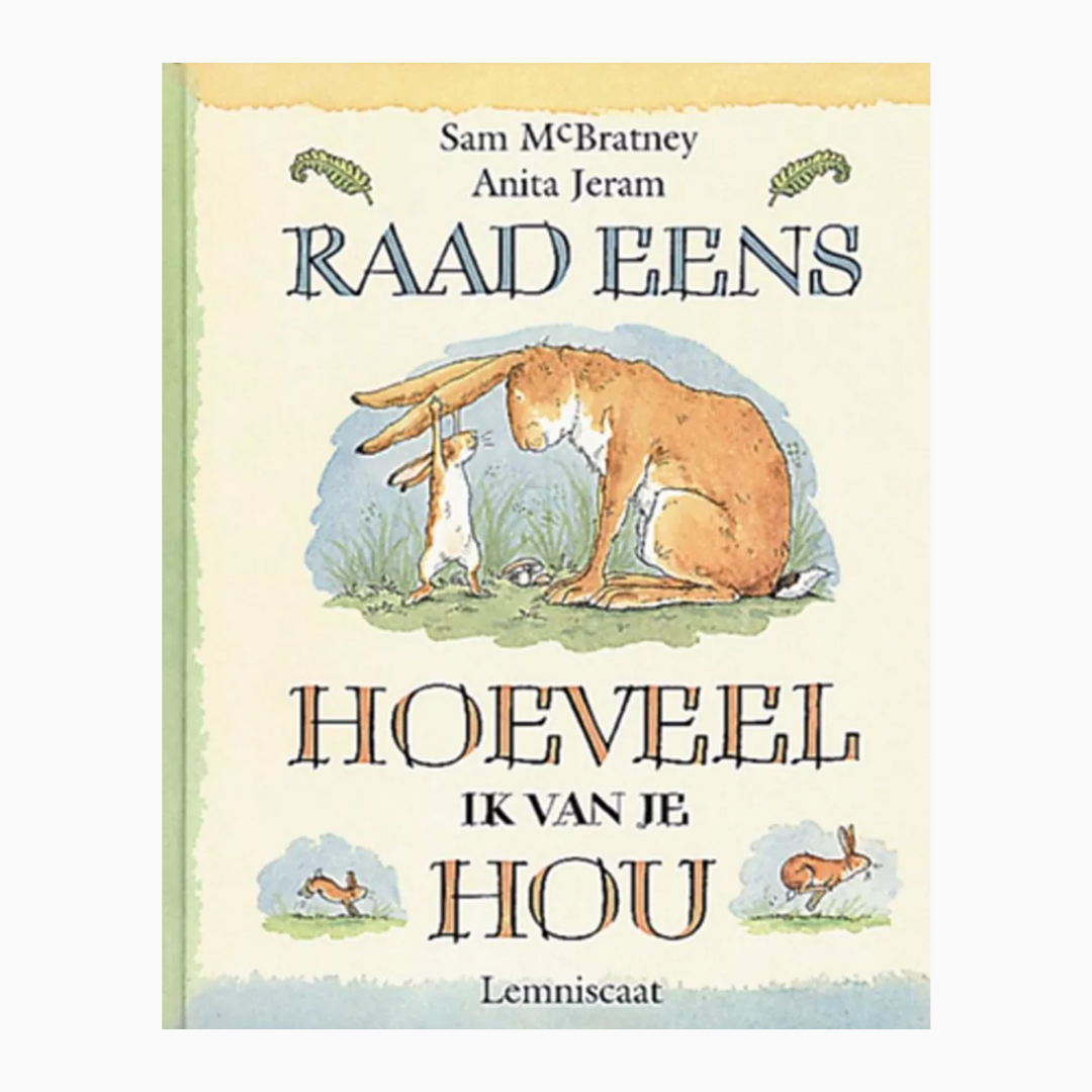 Uitgeverij Lemniscaat prentenboek Raad eens hoeveel ik van je hou door auteur Sam McBratney