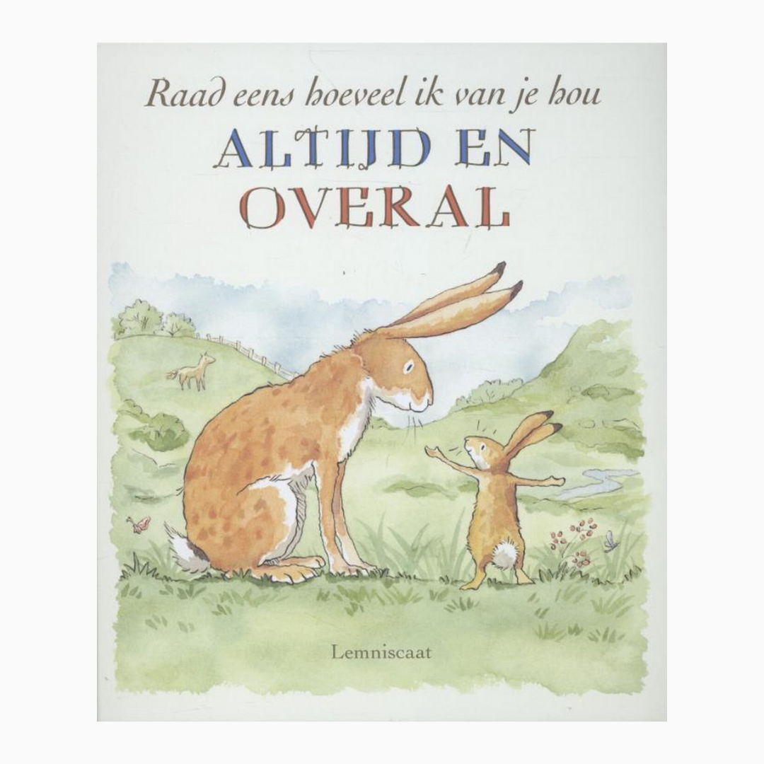 Uitgeverij Lemniscaat prentenboek Raad eens hoeveel ik van je hou altijd en over Sam McBratney