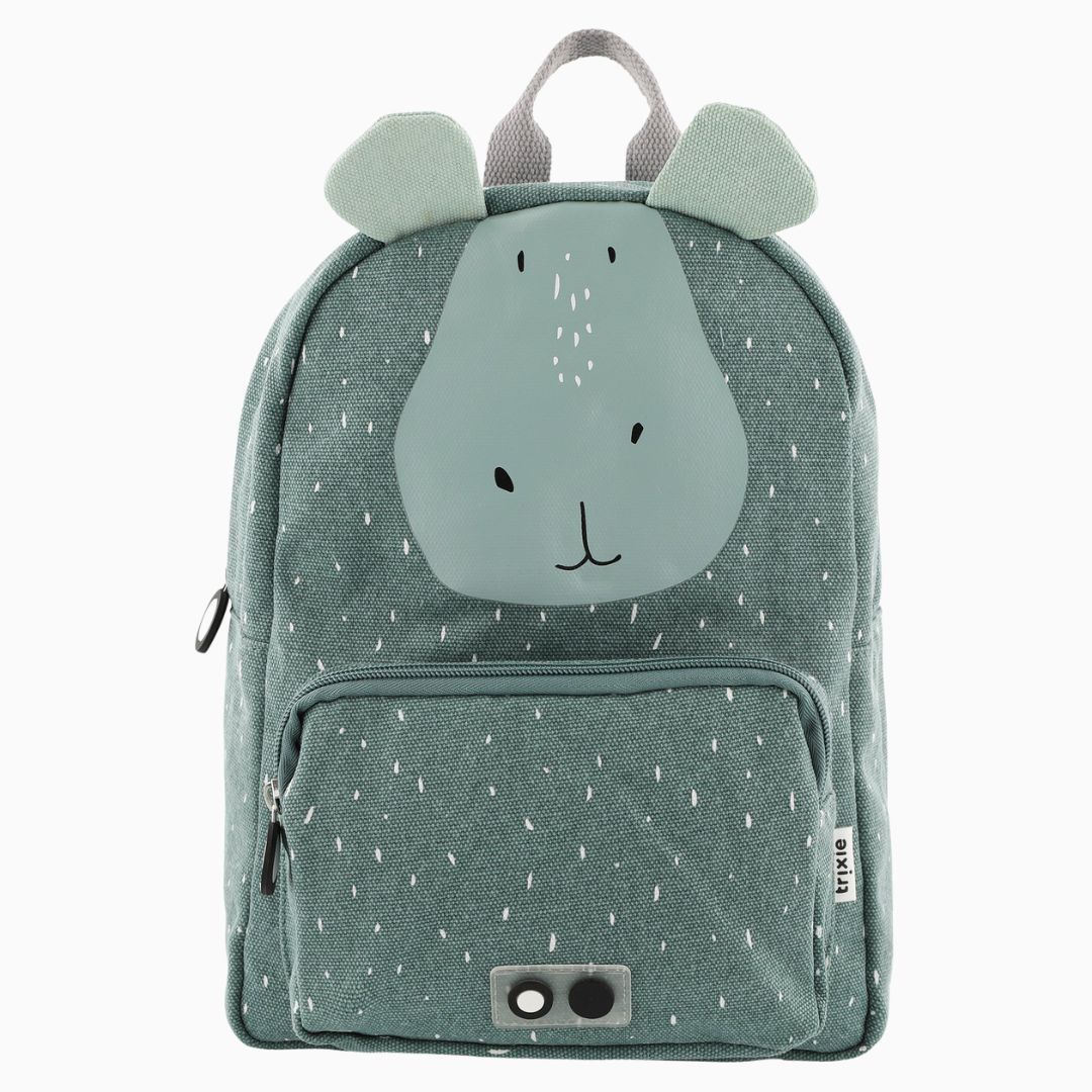 Trixie rugtas met nijlpaard Mr. Hippo