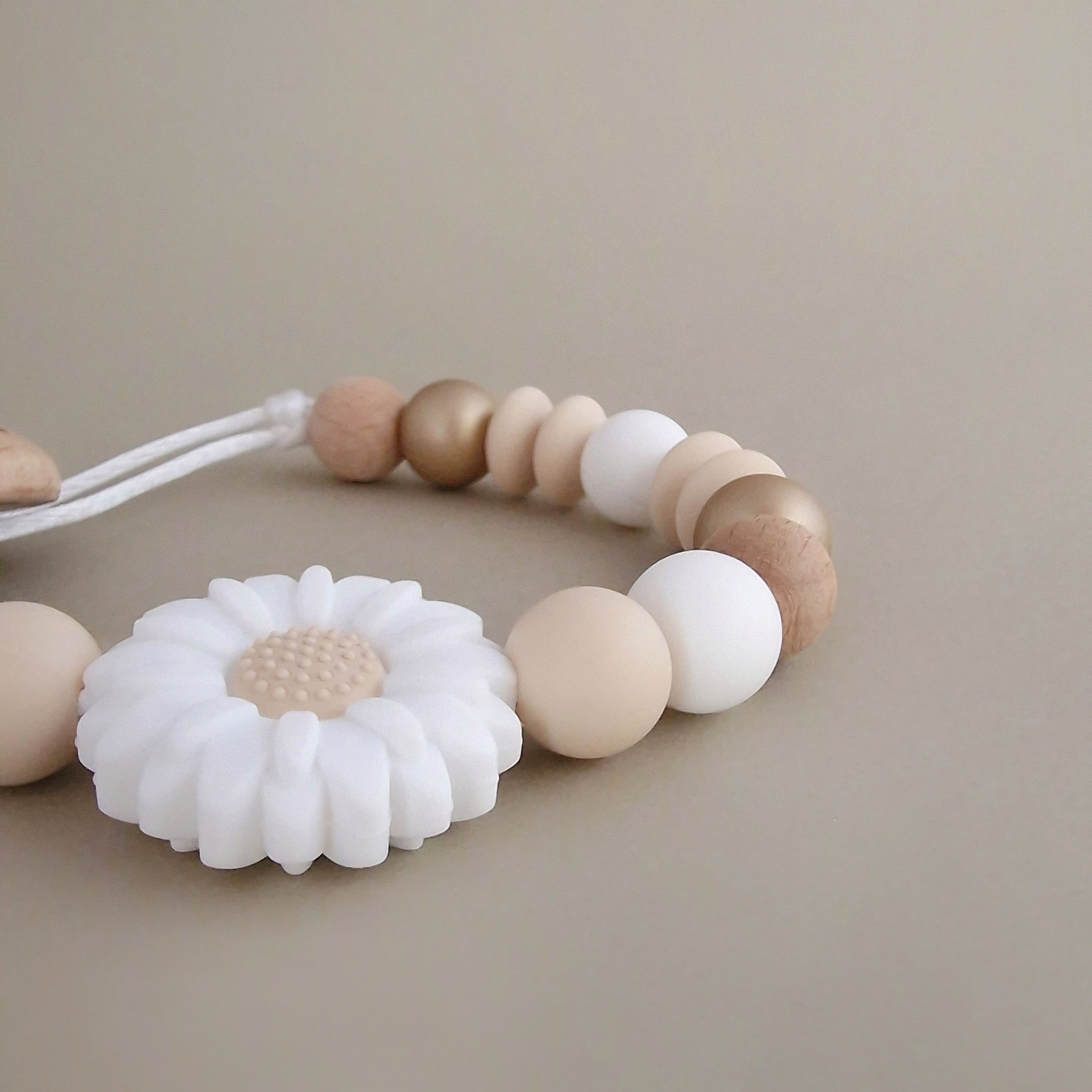 Speenkoord volgens NEN-12586 Daisy wit Studio Bambacht