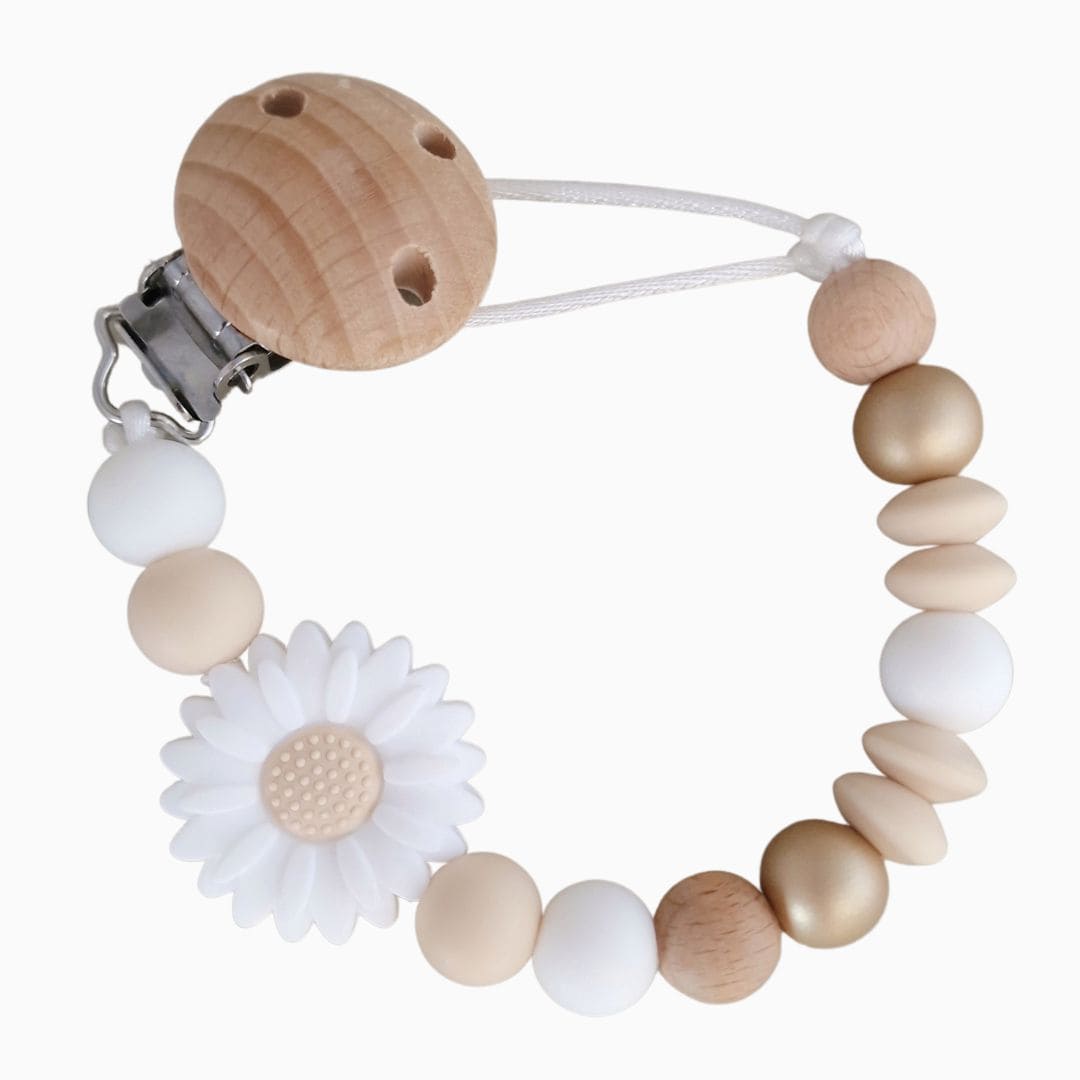 Speenkoord NEN-12586 Daisy wit Studio Bambacht