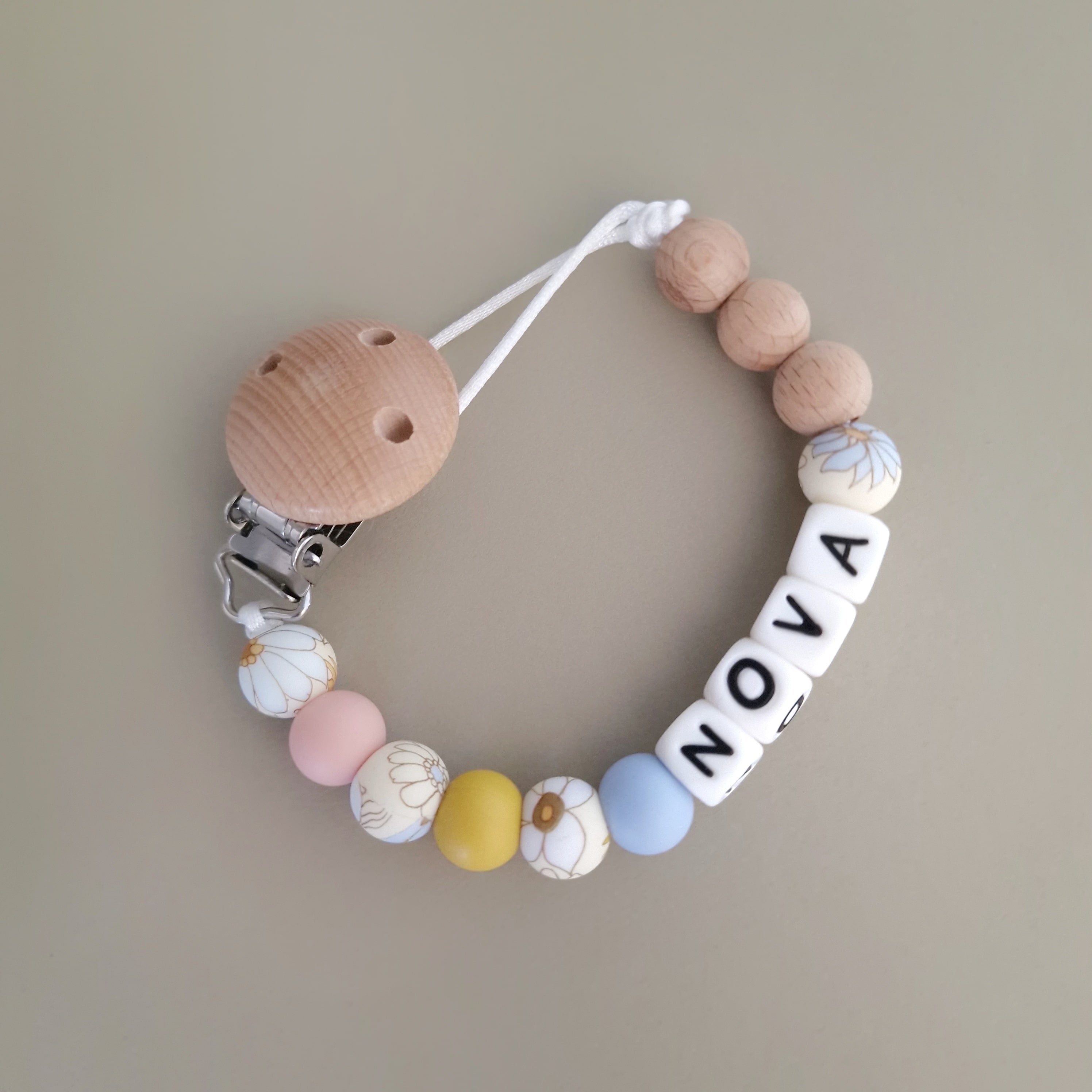 Speenkoord met naam - meadow