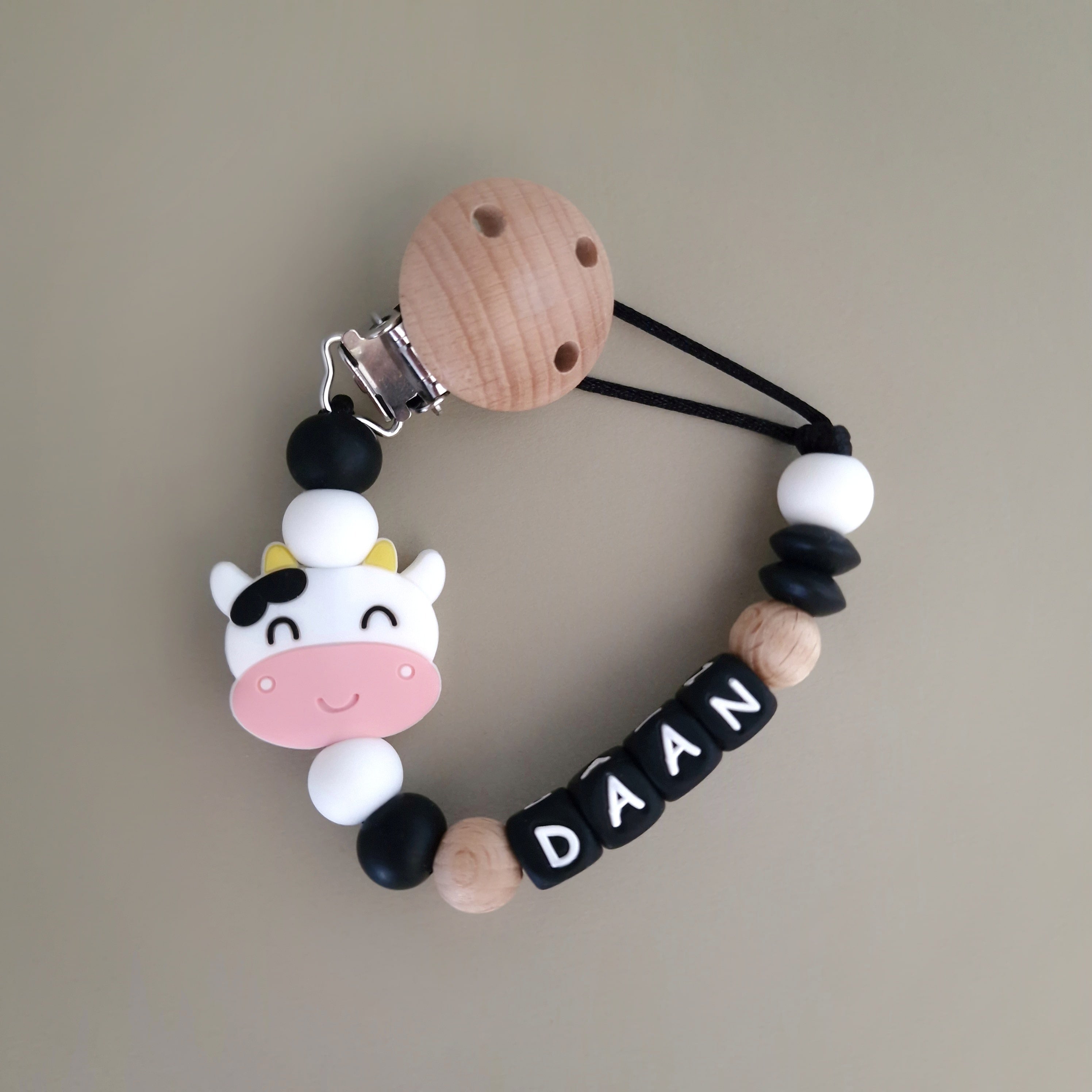 Speenkoord met naam - koe
