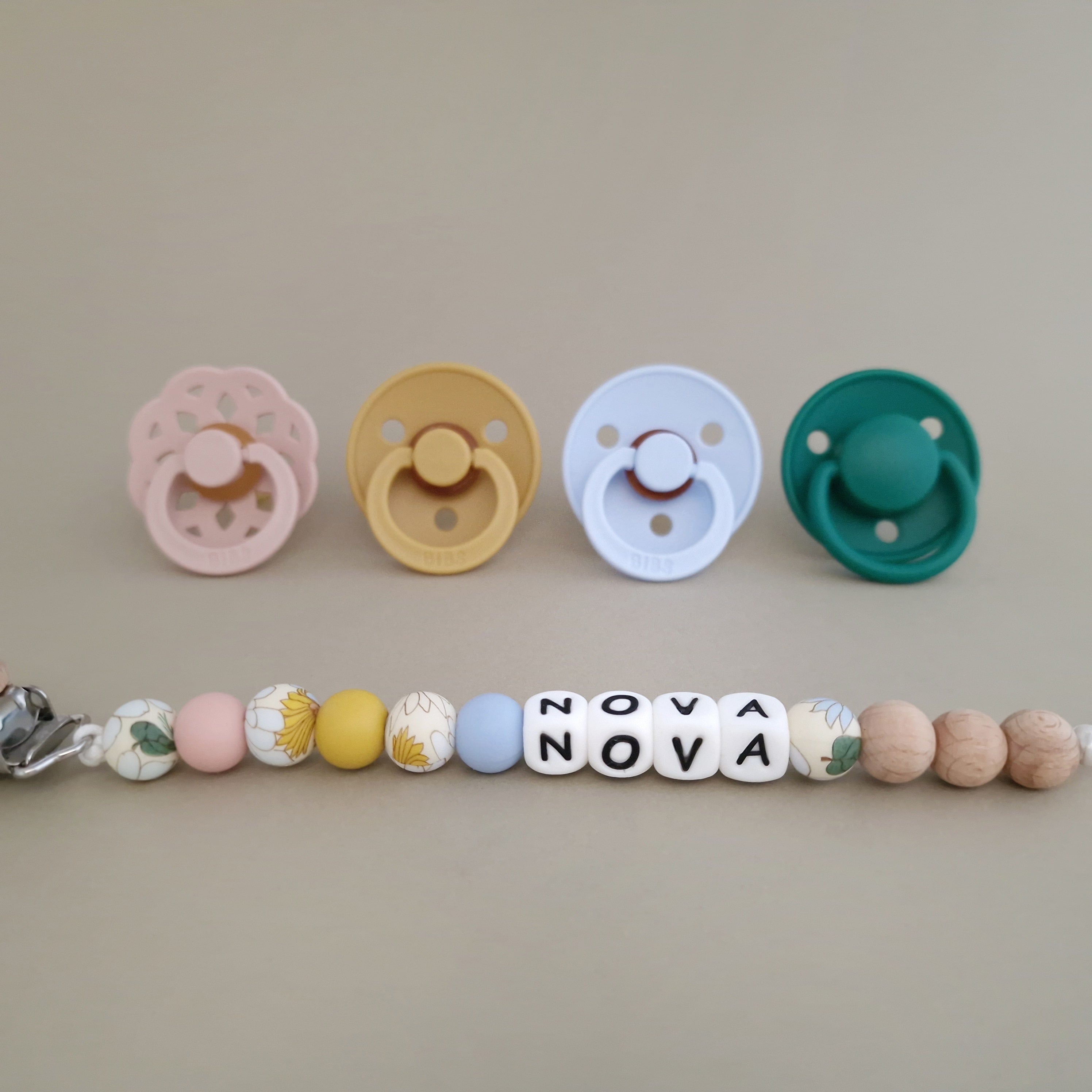 Speenkoord met naam - meadow