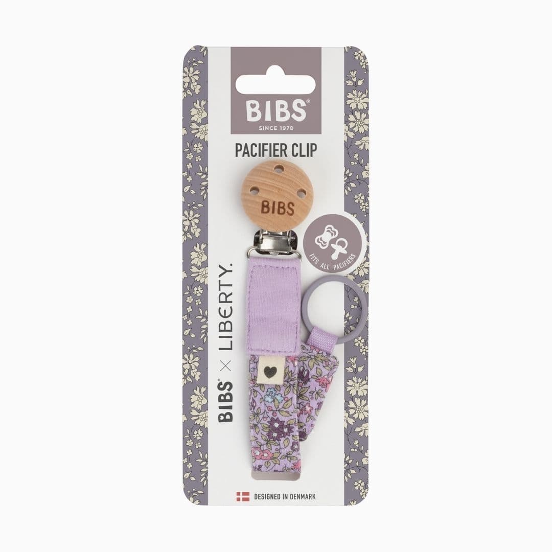 BIBS speenkoord stof liberty chamomile lawn violet sky lila