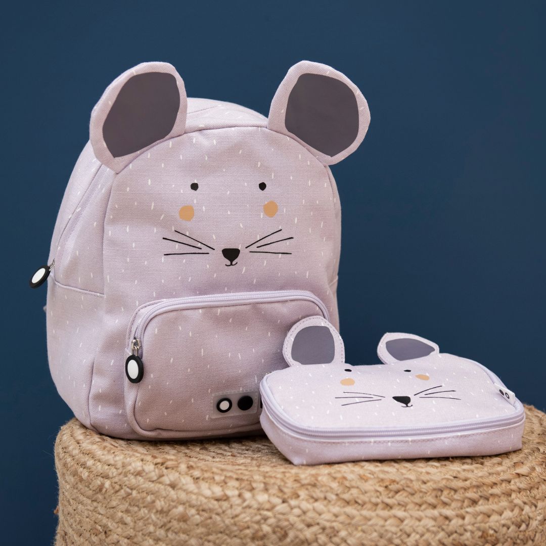 Trixie rugtas voor kinderen lila met muis Mr. Mouse