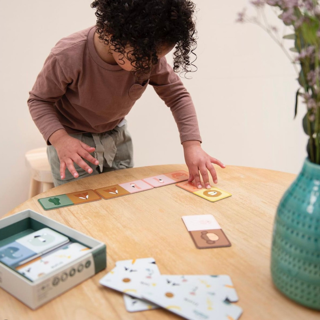 Trixie domino dieren spellen