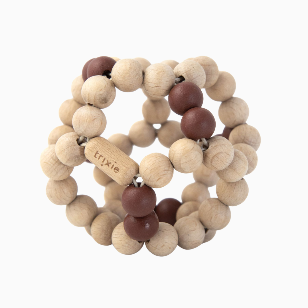 Trixie houten kralenbal roest