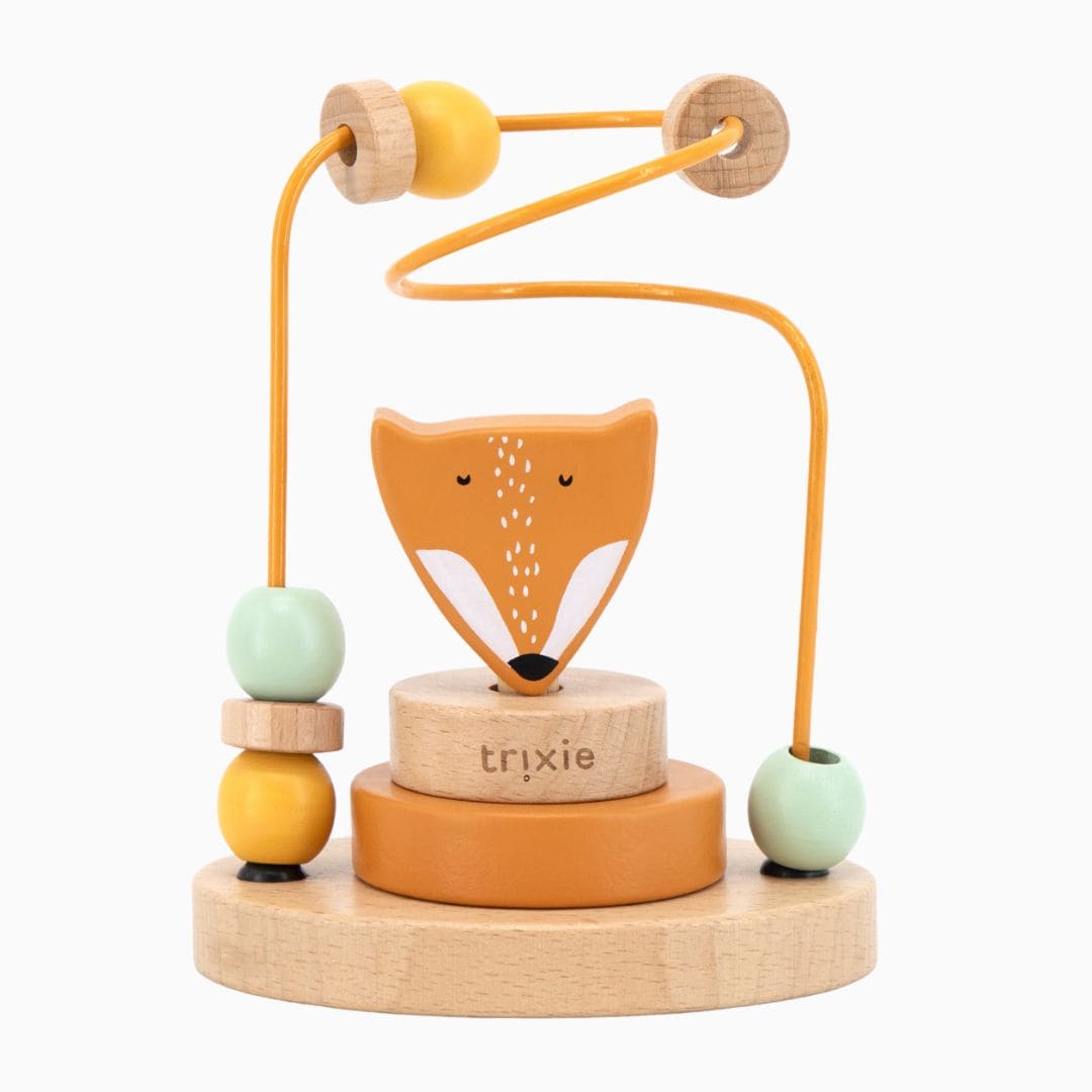 Trixie houten speelgoed kralenframe vos Mr. Fox