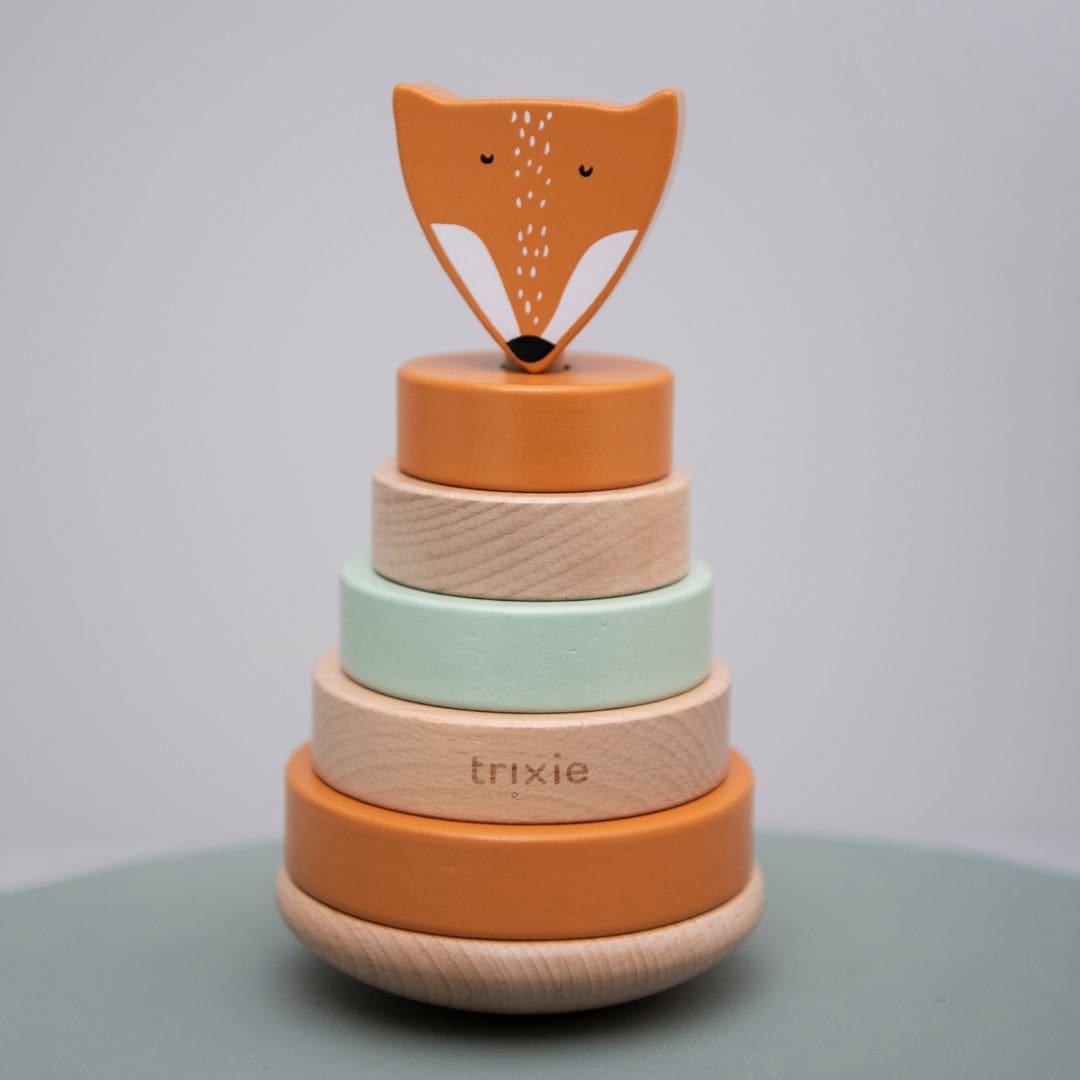 Trixie Baby houten stapeltoren mr. Fox