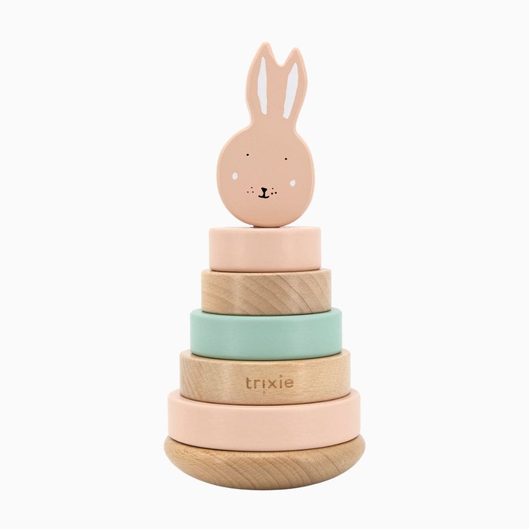 Houten stapeltoren Mrs. Rabbit Trixie Baby