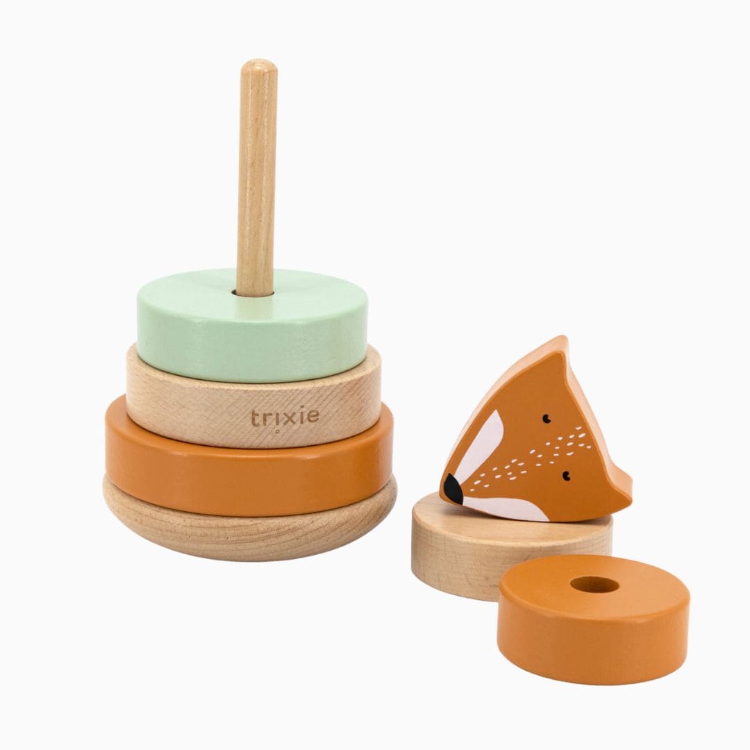 Trixie Baby houten stapeltoren mr. Fox
